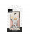 Funda para iPhone 12 Mini Oficial de Disney Dumbo Silueta Transparente - Dumbo