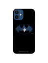 Funda para iPhone 12 Mini Oficial de DC Comics Batman Logo Transparente - DC Comics