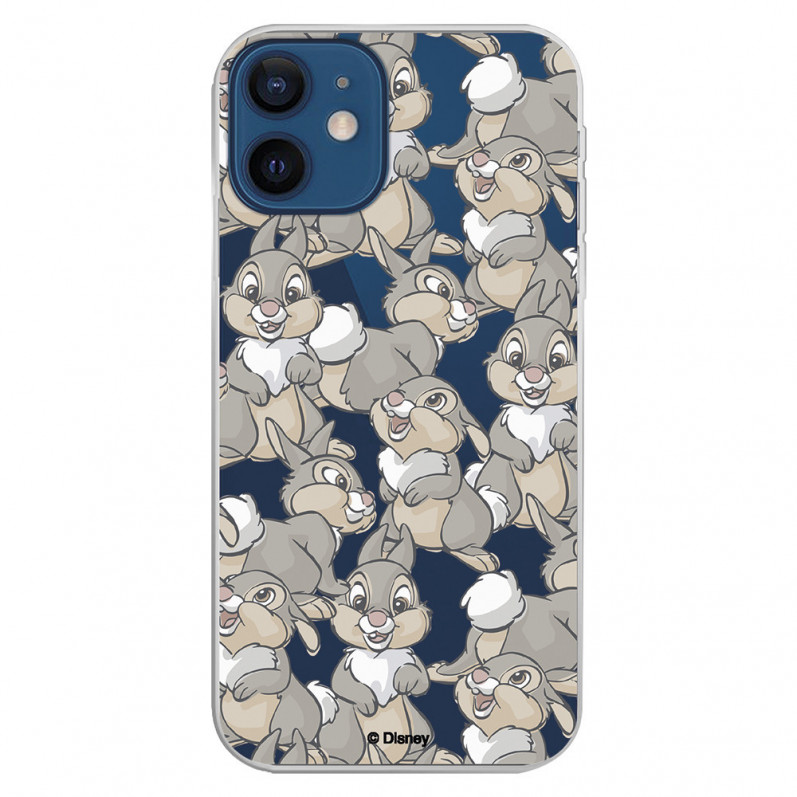 Funda para iPhone 12 Mini Oficial de Disney Tambor Patrones - Bambi