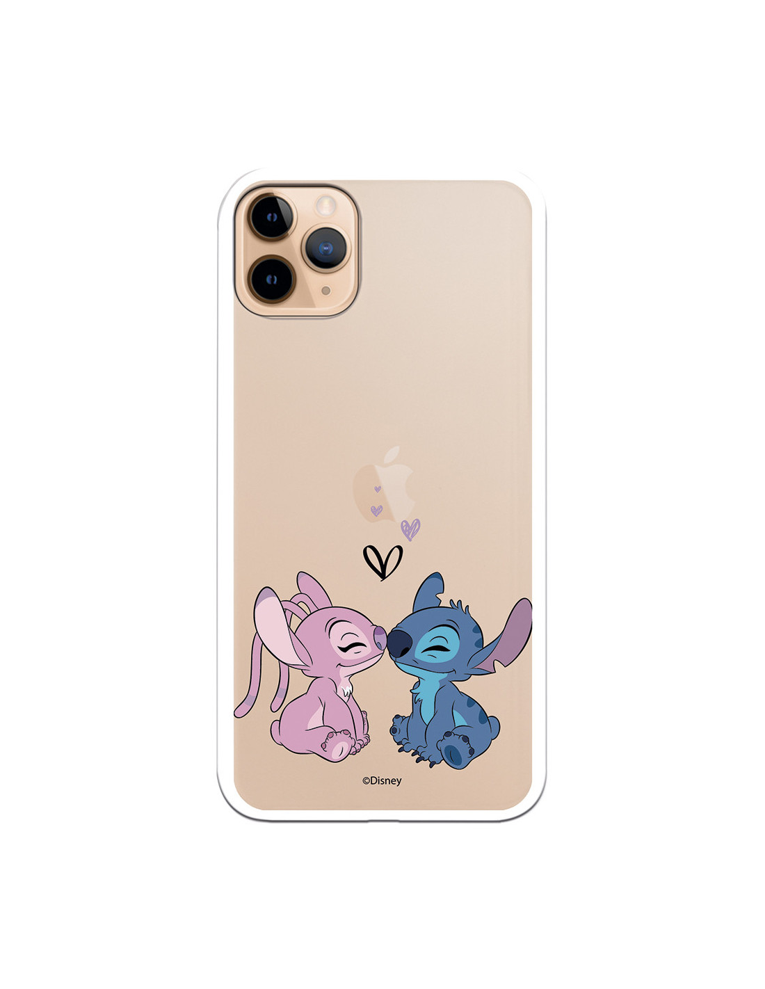 Funda para iPhone 11 Pro Max Oficial de Disney Angel & Stitch Beso - Lilo &  Stitch