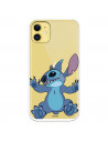 Funda para iPhone 11 Oficial de Disney Stitch Trepando - Lilo & Stitch