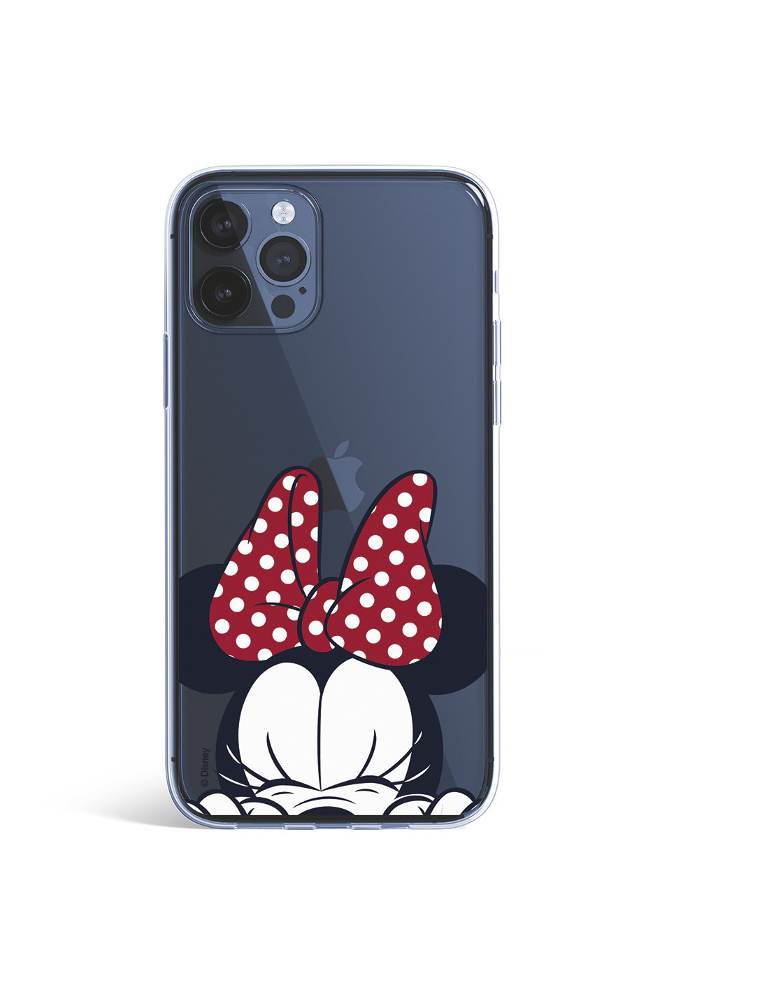 Funda para iPhone 12 Pro Max Oficial de Disney Minnie Cara - Clásicos Disney