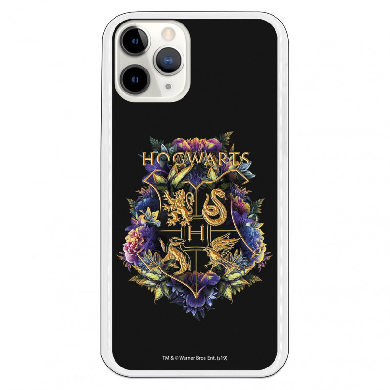 Funda para iPhone 11 Pro Oficial de Harry Potter Hogwarts Floral - Harry Potter