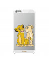 Funda Oficial Disney Simba y Nala transparente para iPhone 5 - El Rey León
