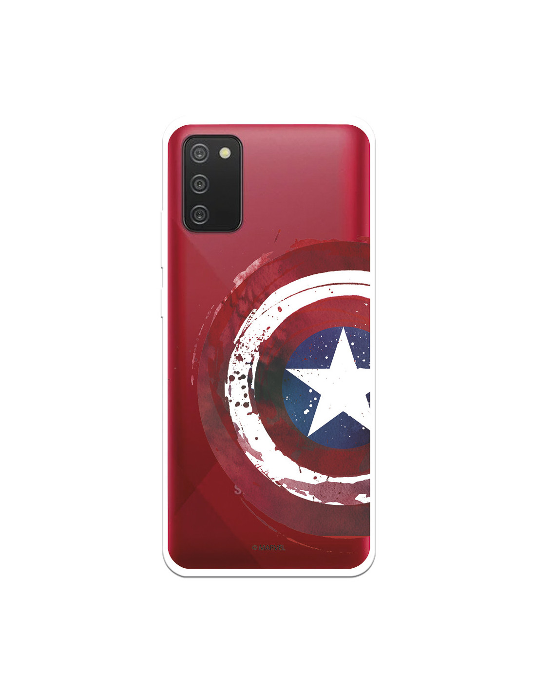 Funda para Xiaomi Poco F3 Oficial de Marvel Capitán América Escudo  Transparente - Marvel