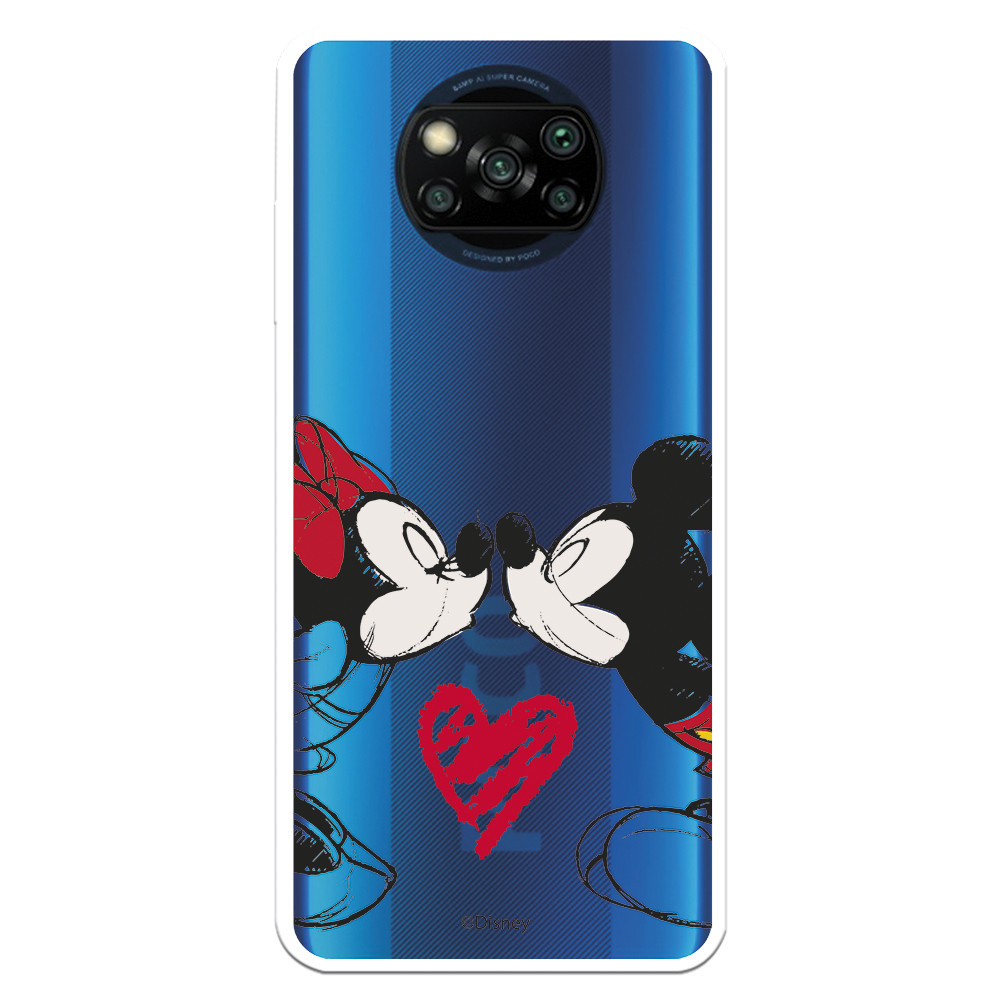 Funda para Xiaomi Poco X3 Pro Oficial de Disney Mickey y Minnie