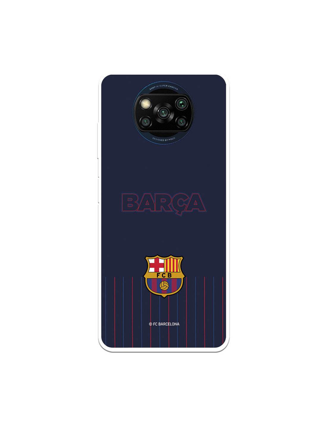 Funda para Xiaomi Poco X3 del Barcelona - Licencia Oficial FC Barcelona