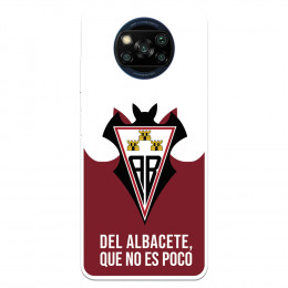 Funda para Xiaomi Poco X3 Pro del Albacete  - Licencia Oficial Albacete Balompié