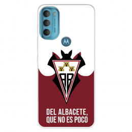 Funda para Motorola Moto G71 5G del Albacete  - Licencia Oficial Albacete Balompié