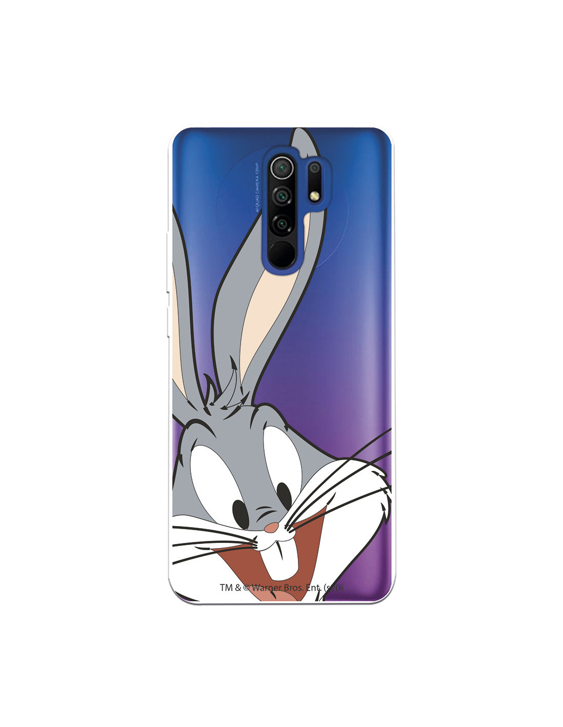Funda para Oppo A78 5G Oficial de Warner Bros Bugs Bunny Silueta  Transparente - Looney Tunes