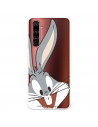 Funda para Realme X50 Pro Oficial de Warner Bros Bugs Bunny Silueta Transparente - Looney Tunes