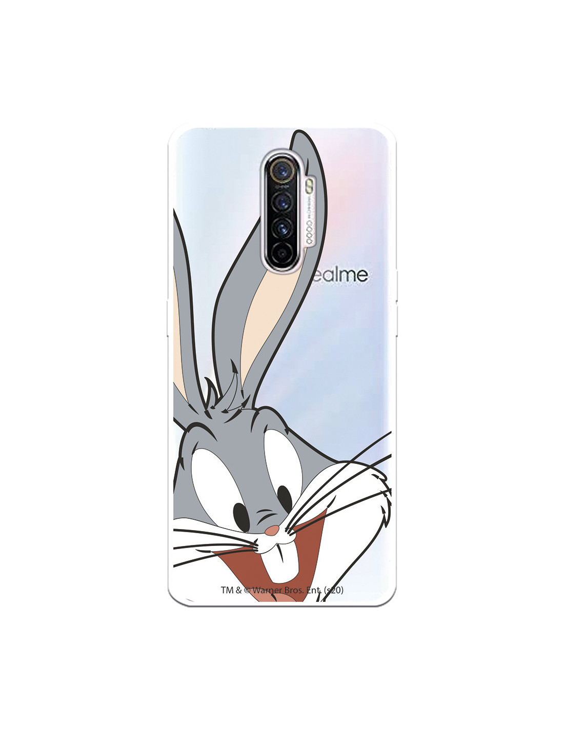 Funda para Realme X2 Pro Oficial de Warner Bros Bugs Bunny Silueta
