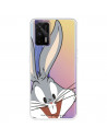 Funda para Realme GT Oficial de Warner Bros Bugs Bunny Silueta Transparente - Looney Tunes