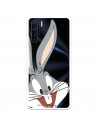 Funda para Oppo A91 Oficial de Warner Bros Bugs Bunny Silueta Transparente - Looney Tunes