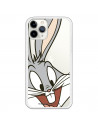 Funda para iPhone 11 Pro Oficial de Warner Bros Bugs Bunny Silueta Transparente - Looney Tunes