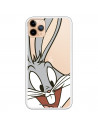 Funda para iPhone 11 Pro Max Oficial de Warner Bros Bugs Bunny Silueta Transparente - Looney Tunes