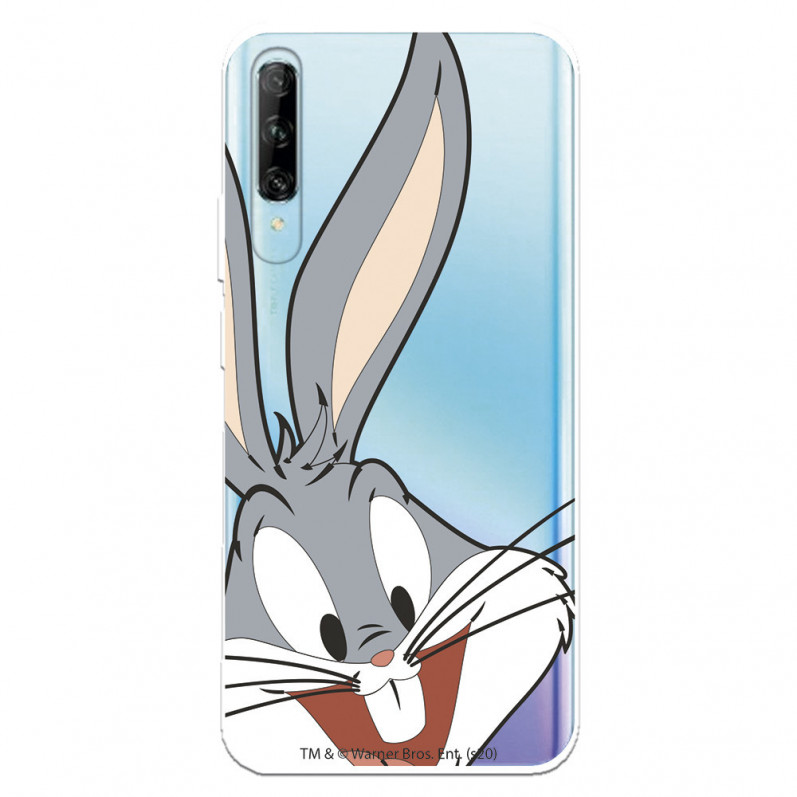 Funda para Honor 9x Oficial de Warner Bros Bugs Bunny Silueta Transparente - Looney Tunes