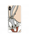 Funda Oficial Warner Bros Bugs Bunny Transparente para iPhone XS Max - Looney Tunes