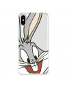 Funda Oficial Warner Bros Bugs Bunny Transparente para iPhone XS - Looney Tunes