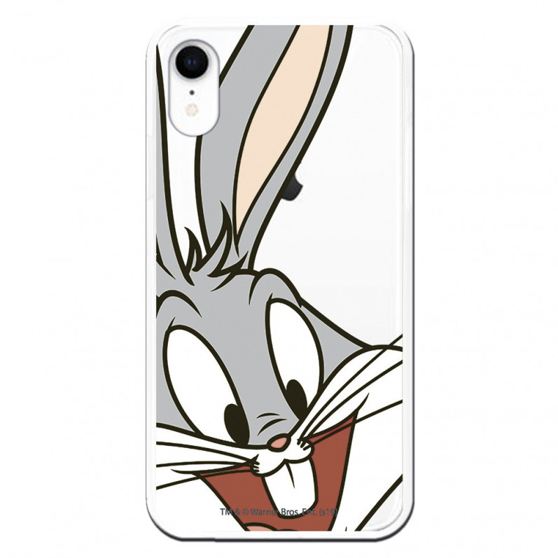 Funda Oficial Warner Bros Bugs Bunny Transparente para iPhone XR - Looney Tunes