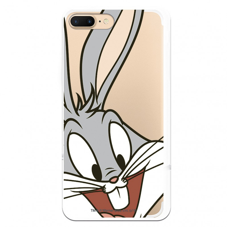 Funda Oficial Warner Bros Bugs Bunny Transparente para iPhone 8 Plus - Looney Tunes