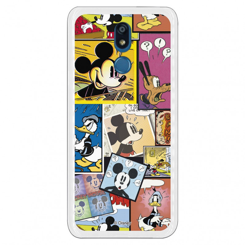 Carcasa Oficial Disney Mickey Comic para LG K40- La Casa de las Carcasas