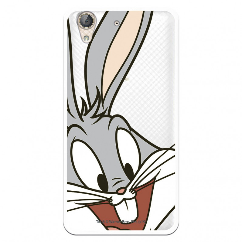 Funda Oficial Warner Bros Bugs Bunny Transparente para Huawei Y6 II - Looney Tunes