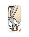 Funda Oficial Warner Bros Bugs Bunny Transparente para Huawei Y6 2018 - Looney Tunes