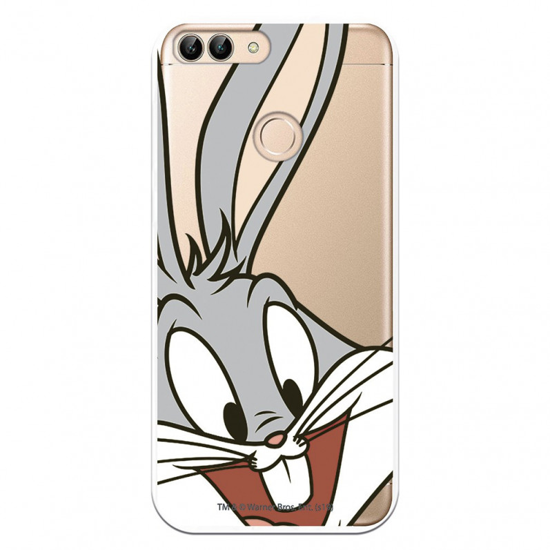Funda Oficial Warner Bros Bugs Bunny Transparente para Huawei P Smart - Looney Tunes