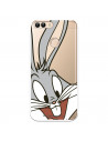 Funda Oficial Warner Bros Bugs Bunny Transparente para Huawei P Smart - Looney Tunes