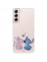 Funda para Samsung Galaxy S22 Oficial de Disney Angel & Stitch Beso - Lilo & Stitch