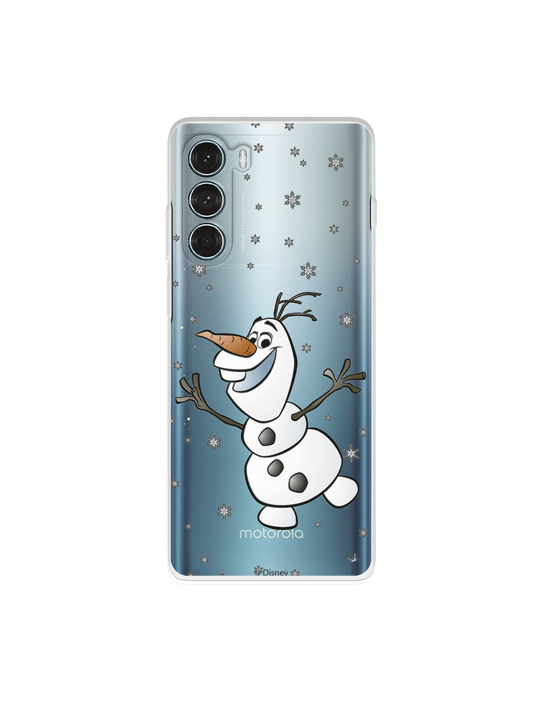 Funda para Xiaomi Redmi Note 12 Pro 5G Oficial de Disney Olaf Transparente  - Frozen