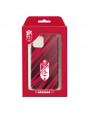 Funda para Samsung Galaxy S22 Ultra del Granada CF Escudo - Líneas Rojas y Negras  - Licencia Oficial Granada CF