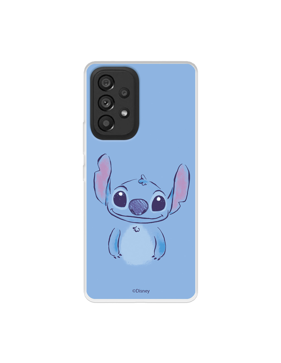para Samsung Galaxy A53 Oficial de Disney Stitch Azul - Lilo &