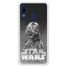 Carcasa Oficial Star Wars Darth Vader negro para Samsung Galaxy A20e- La Casa de las Carcasas