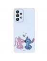 Funda para Samsung Galaxy A33 5G Oficial de Disney Angel & Stitch Beso - Lilo & Stitch