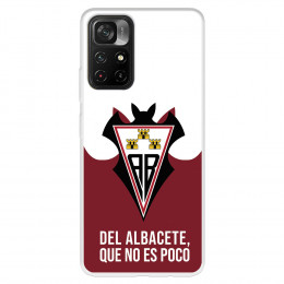 Funda para Xiaomi Poco M4 Pro 5G del Albacete  - Licencia Oficial Albacete Balompié