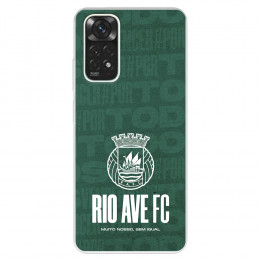 Funda para Xiaomi Redmi Note 11 Pro 5G del Escudo Blanco  - Licencia Oficial Rio Ave FC