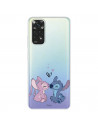Funda para Xiaomi Redmi Note 11 Pro 5G Oficial de Disney Angel & Stitch Beso - Lilo & Stitch