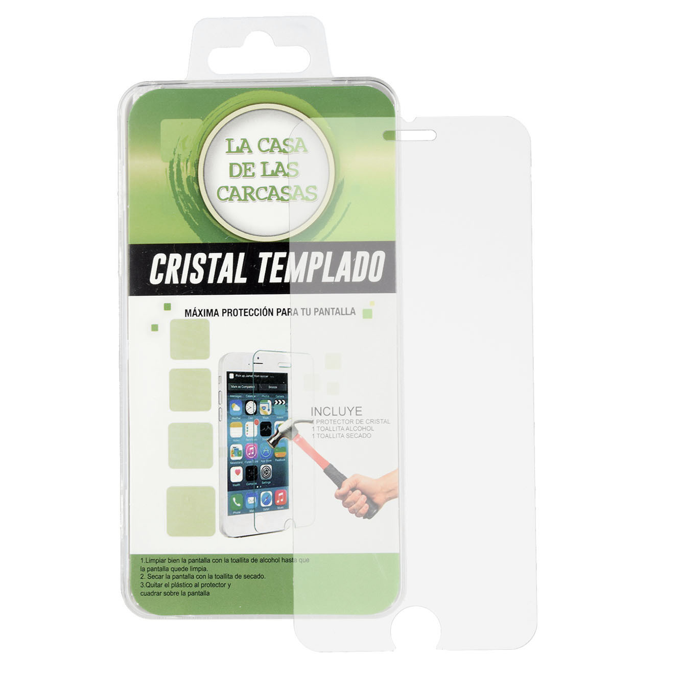 Protector Cristal Templado iPhone SE INF