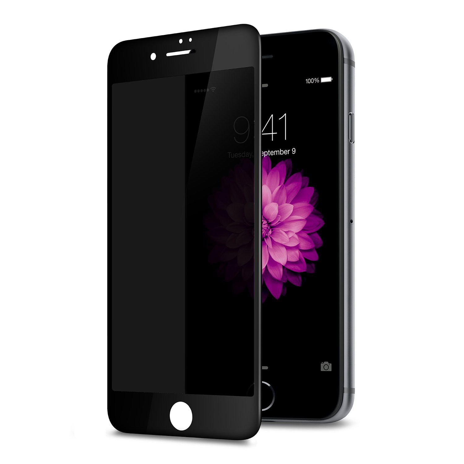 Cristal Templado Completo Negro iPhone SE