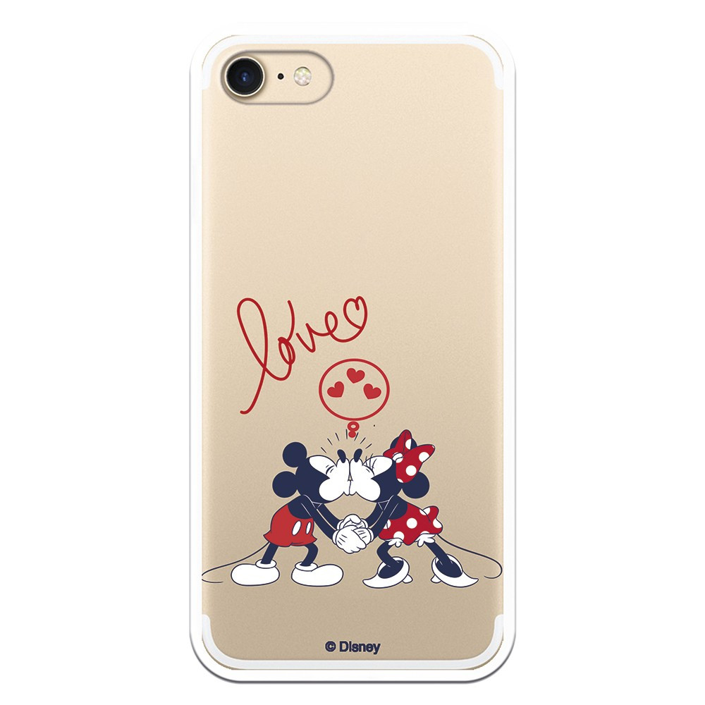 Funda para iPhone SE 2022 Oficial de Disney Mickey y Minnie Love - Clásicos  Disney