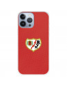 Funda para iPhone 13 Pro Max del Rayo Vallecano Escudo Fondo Rojo  - Licencia Oficial Rayo Vallecano