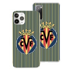 Funda Fútbol Fondo Rayas - Licencia Oficial Villareal CF