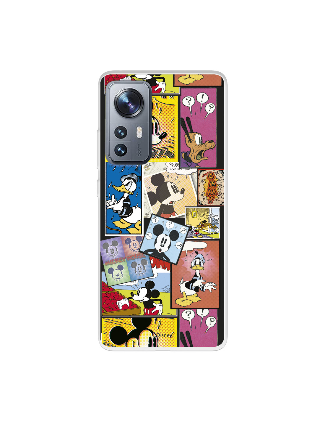 Funda para Xiaomi 12 Pro Oficial de Disney Mickey Comic - Clásicos Disney