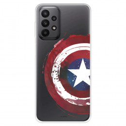 Funda para Xiaomi Poco F3 Oficial de Marvel Capitán América Escudo