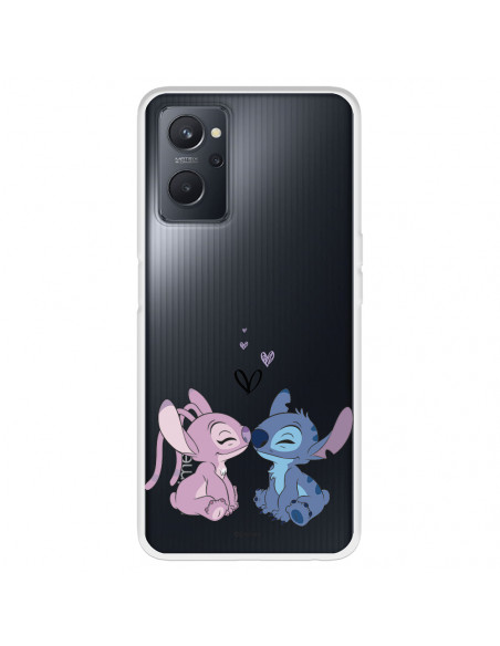 Funda Oficial de Disney Angel & Stitch Beso Lilo & Stitch para iPhone 12  Mini