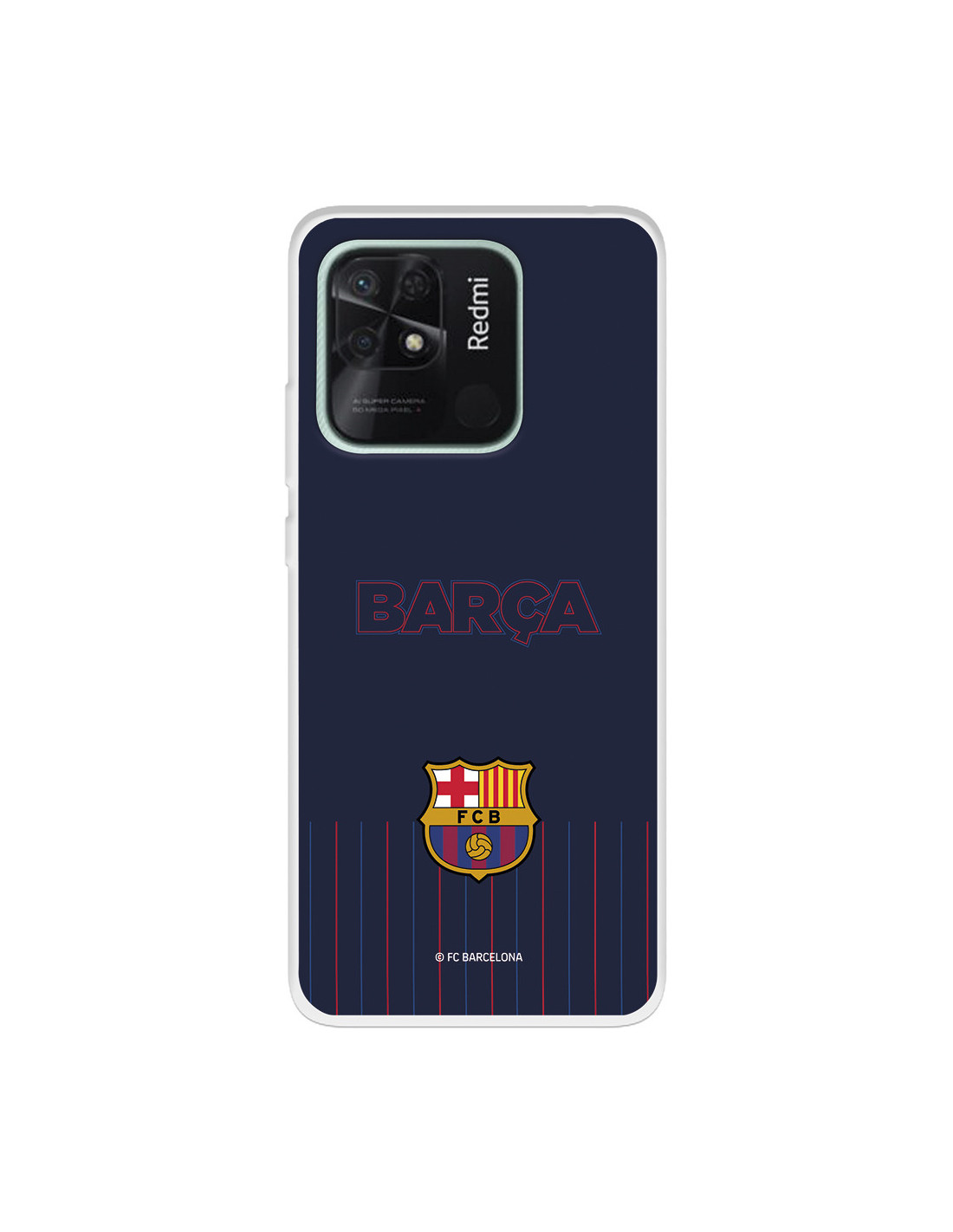Funda para Xiaomi Redmi 10C del Barcelona - Licencia Oficial FC
