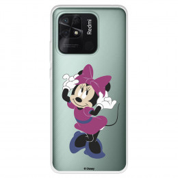 Funda para Xiaomi Redmi 10C Oficial de Disney Minnie Rosa - Clásicos Disney