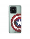 Funda para Xiaomi Redmi 10C Oficial de Marvel Capitán América Escudo Transparente - Marvel